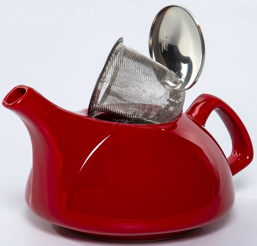 Заварочный чайник керамический ELRINGTON Феличита Глазурь Red 0,9 л (4660087532175)